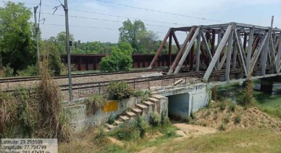 ROB Location near Cheetal at Khatauli, UP