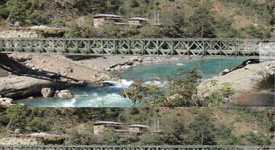 60m Bailey Bridge near Cherapunji